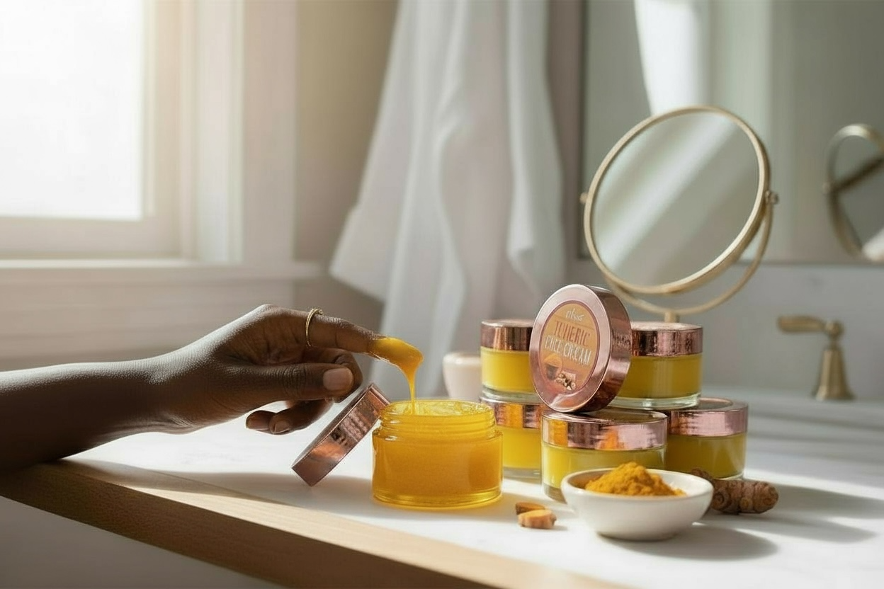 Age-Defying Turmeric Skin Brightening Aloe Vera Moisturizing Cream