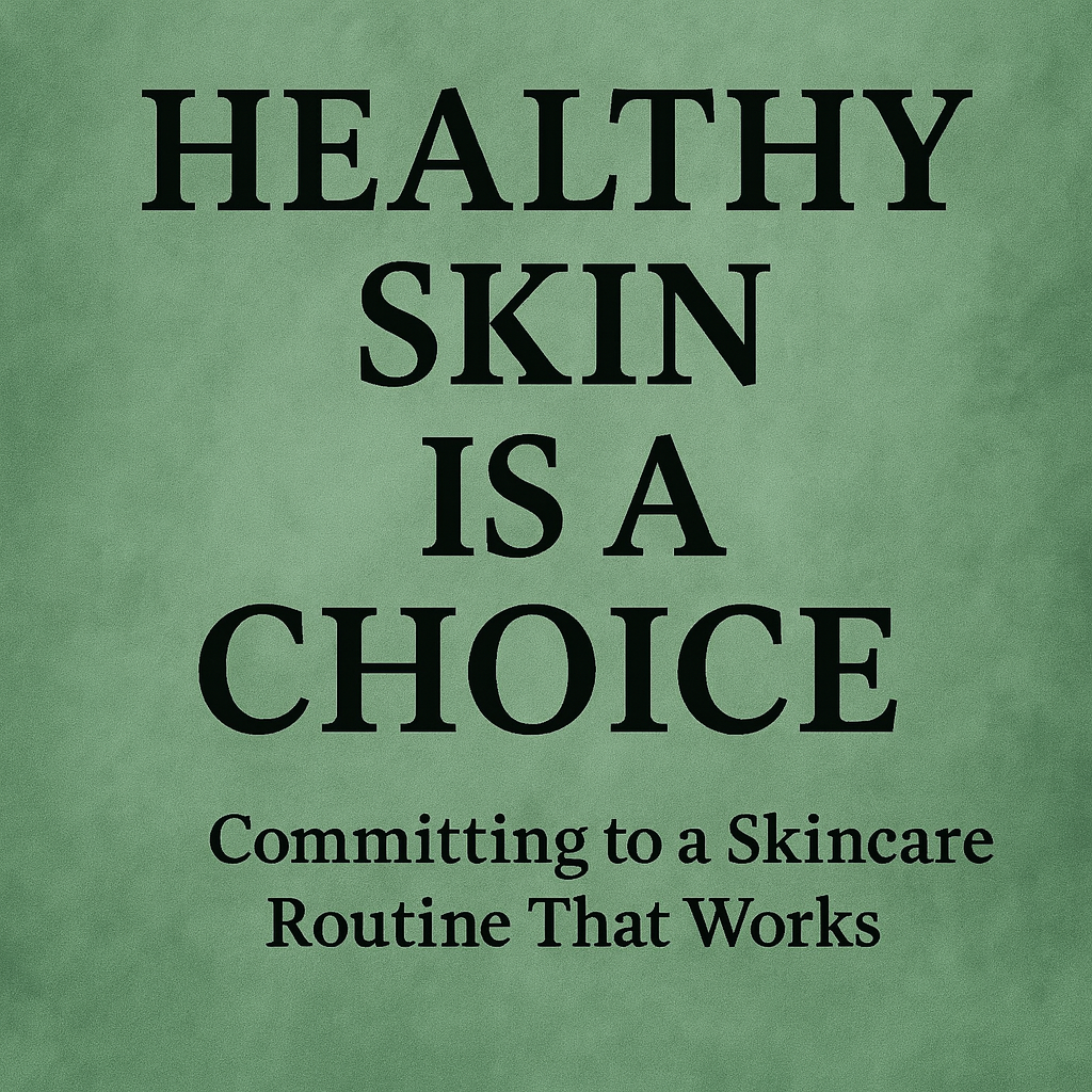 Healthy Skin Is a Choice: Committing to a Skincare Routine That Works