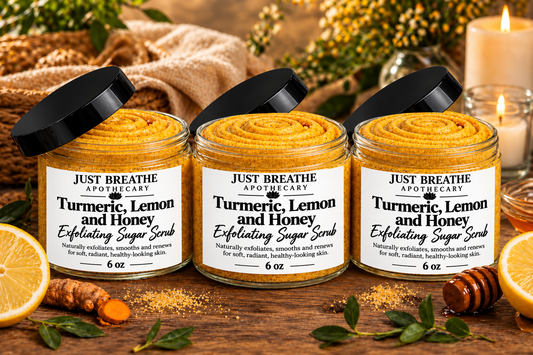 Turmeric, Lemon & Honey Whipped Exfoliating Sugar Scrub