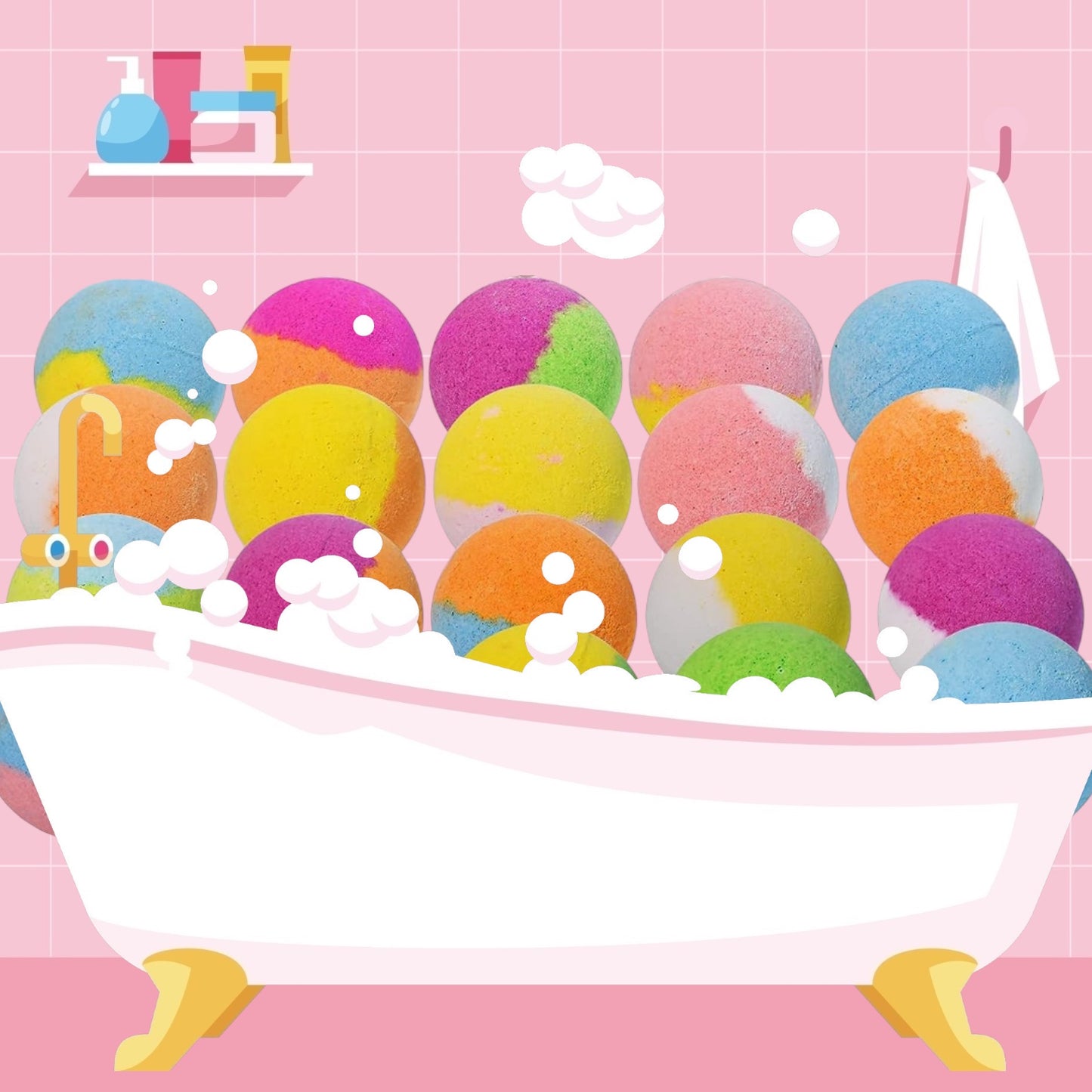Kids Just Wanna Have Fun Bath Bombs With Surprise!