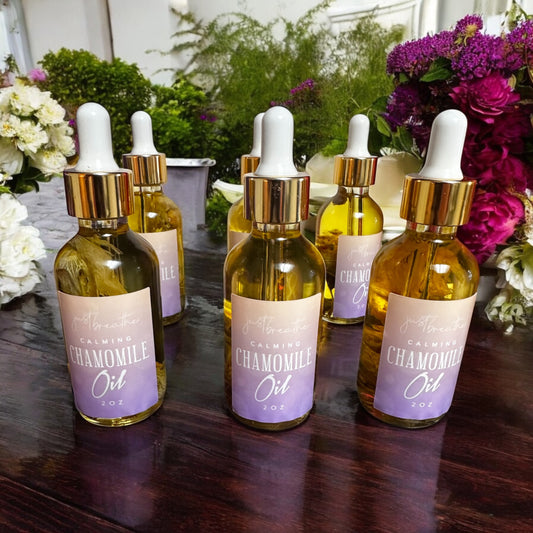 Infused Chamomile  Calming Body Oil