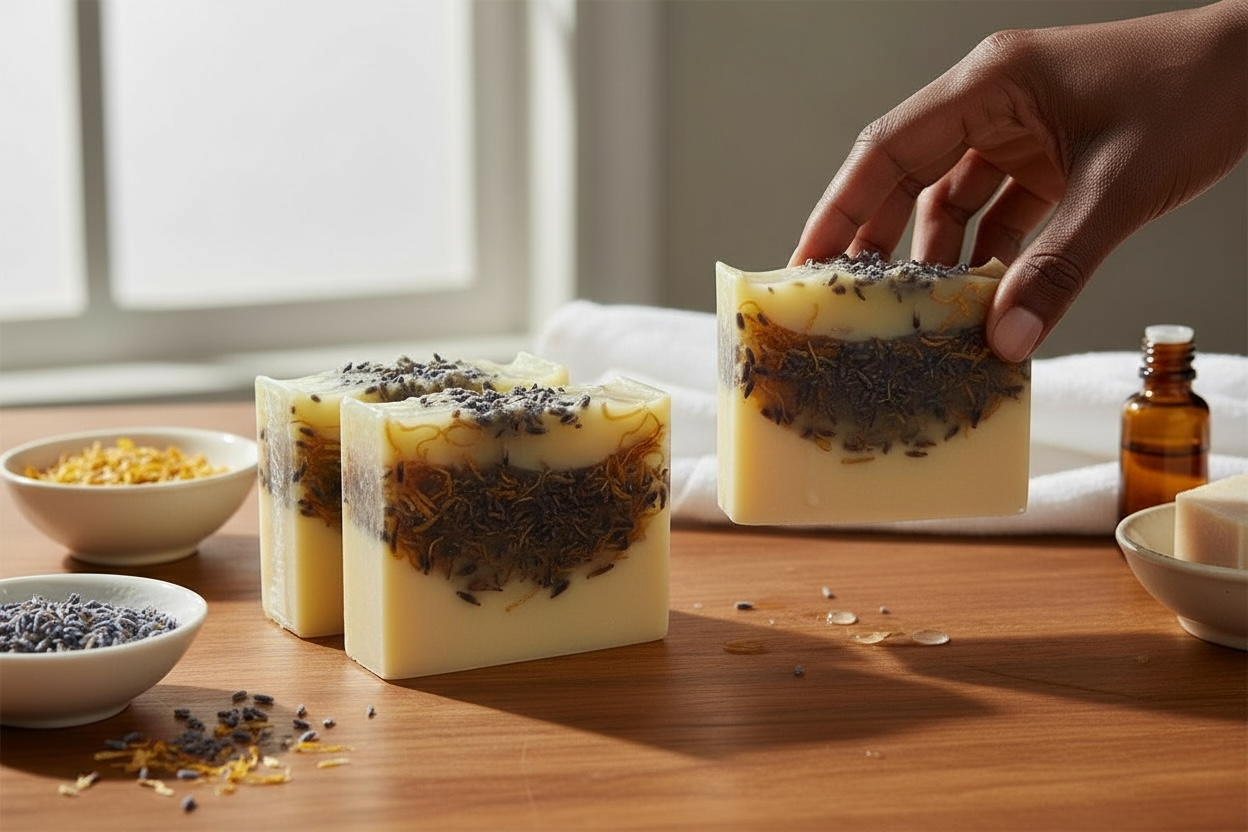 Soothing Calendula Oil Soap