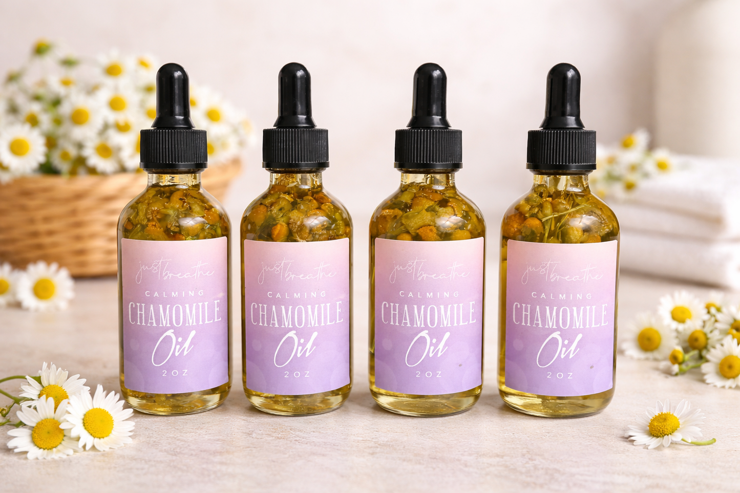 Infused Chamomile  Calming Body Oil