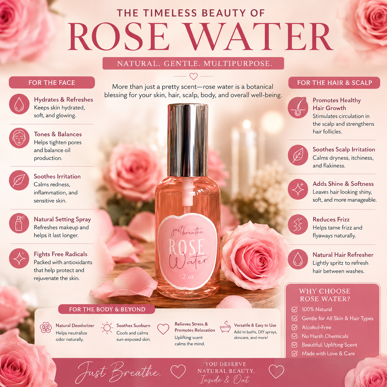 Pure Petal  Rose Water
